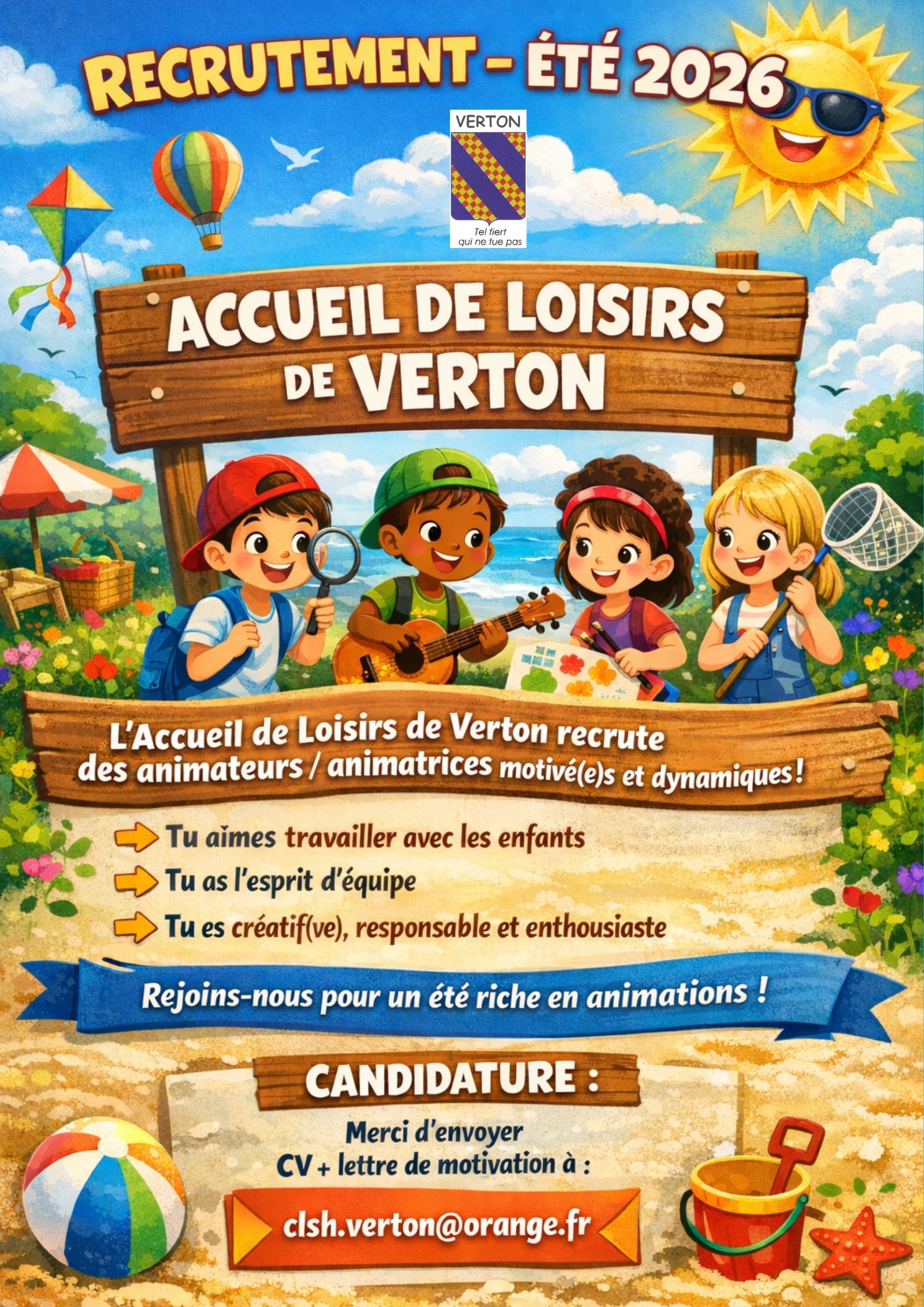 recrutement été 2026